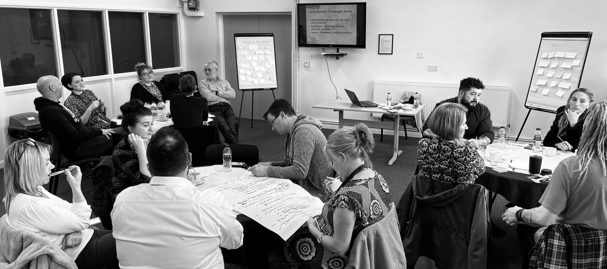 MaryHoneycomb's tweet photo. A privilege to facilitate a workshop this week with @Bruno_Concrete  talking complex homelessness challenges and void process improvements - great to work with such positive people @honeycombgrp @ConcreteFuture #oneteam https://t.co/Hyr41bdHrk