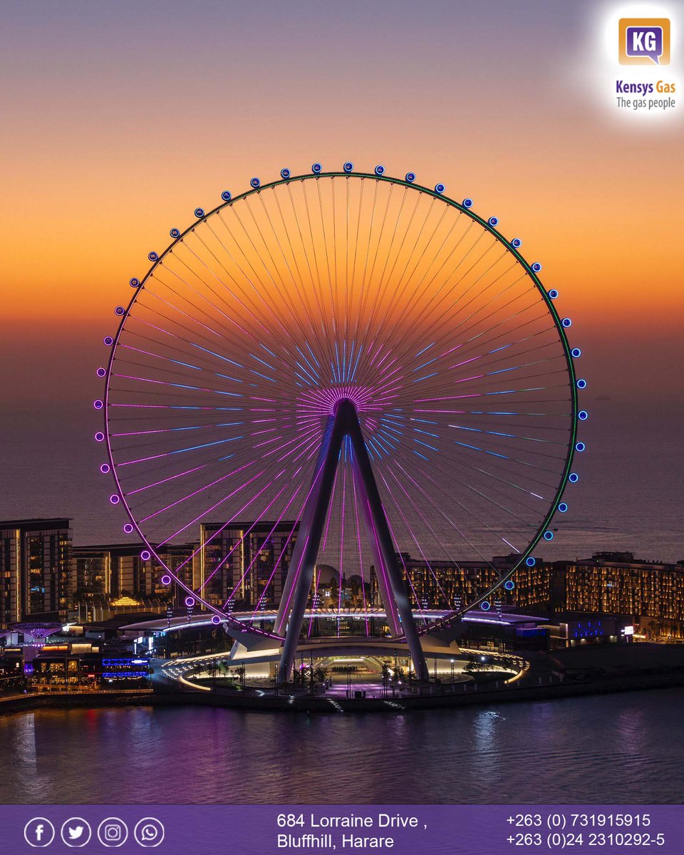 kensysgas's tweet photo. DID YOU KNOW!! World's largest and tallest Ferris wheel opens in Dubai.
At more than 250 meters, Ain Dubai is 82 meters higher than the current world's tallest in operation, the High Roller in Las Vegas. Almost twice the size of the London Eye, which towers over the River Thames https://t.co/k76GZDsSEf