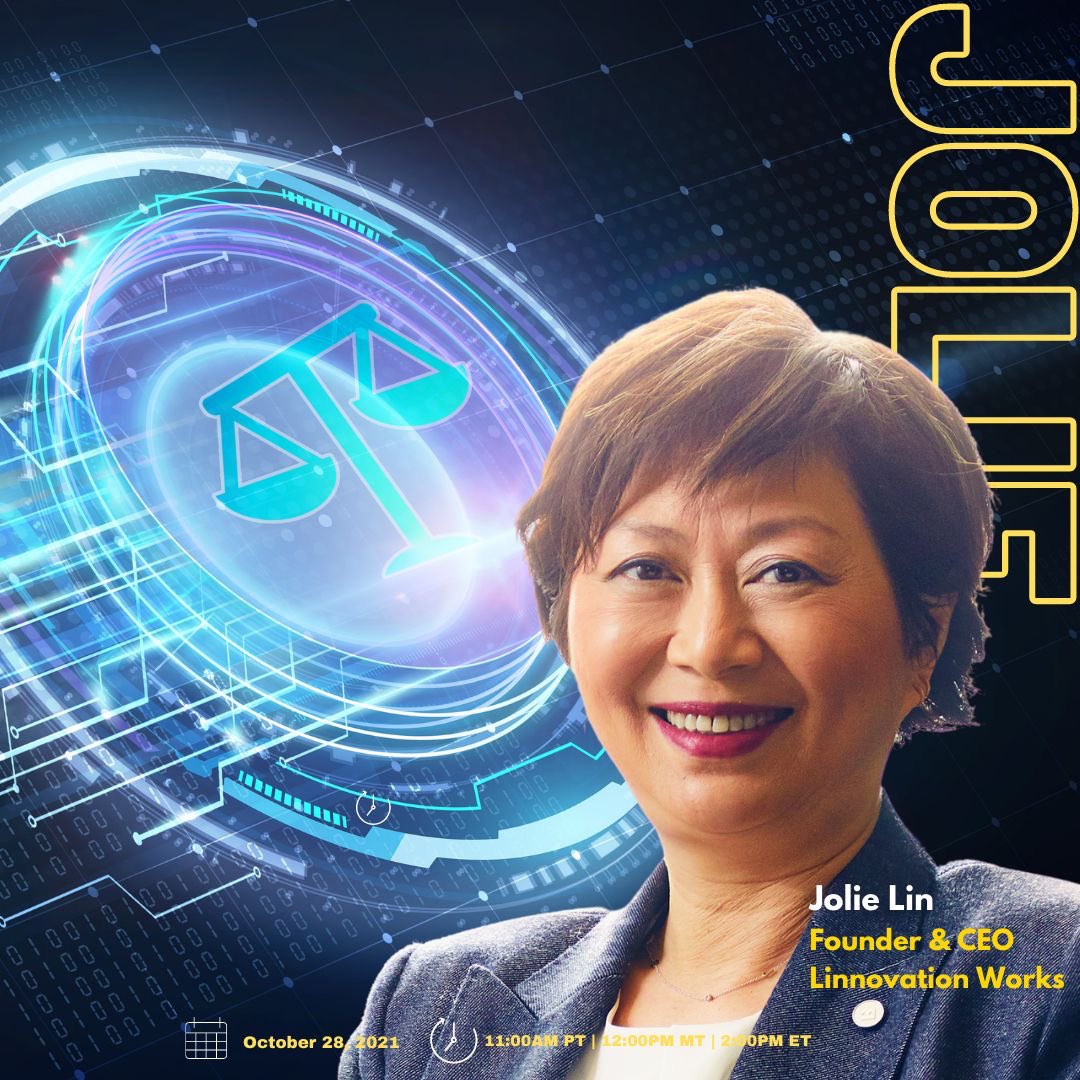 Jolie will be speaking at our upcoming event (The Modernization of Technology in Legal Practice) on Thursday October 28, 2021, at 11:00am PT | 12:00pm MT | 2:00pm ET. 

This session is eligible for up to 1 hour of CLE/CPD in ON and BC. Register at - bit.ly/glcepiq