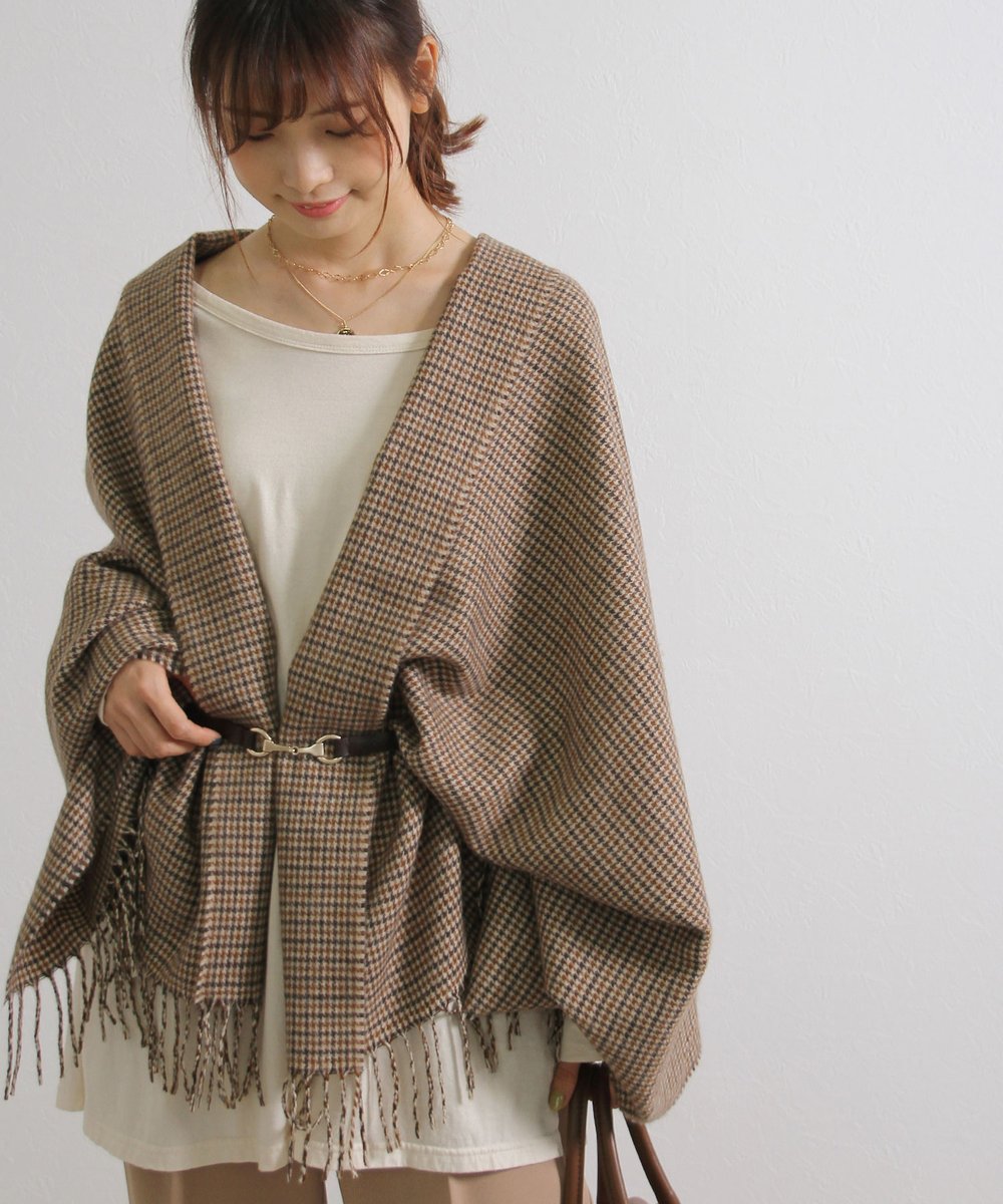 crisp_kyo's tweet photo. ＊NEW ARRIVAL＊

#c3ak2937
フリンジニットストール
¥4950tax in
(brown) https://t.co/N5JLIcOKwS