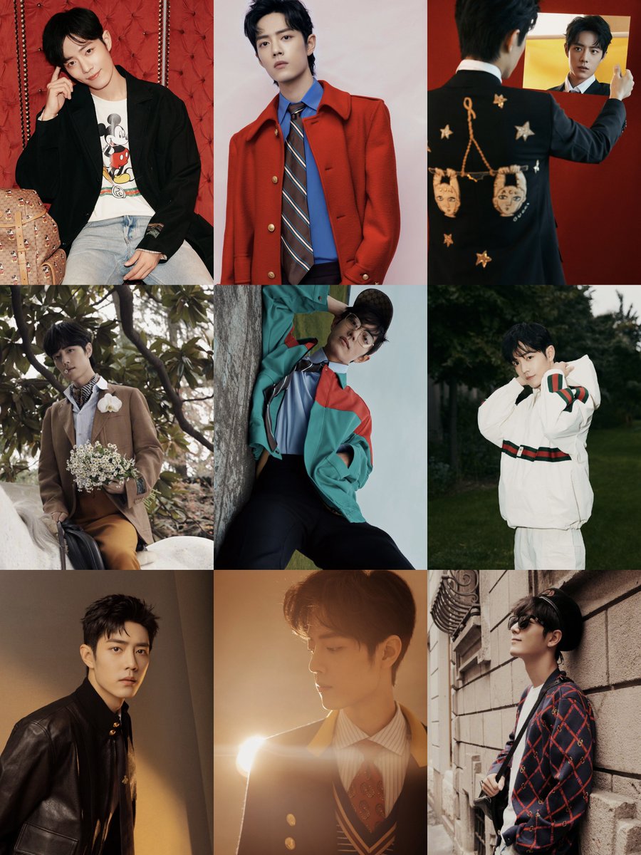 xzhan1005's tweet photo. @gucci Xiao Zhan is the perfect fit ♥️ Grateful for this journey together and looking forward to exploring Gucci’s world of creativity together with Xiao Zhan!  

#XIAOZHANxGUCCI https://t.co/UgM6coZUoC