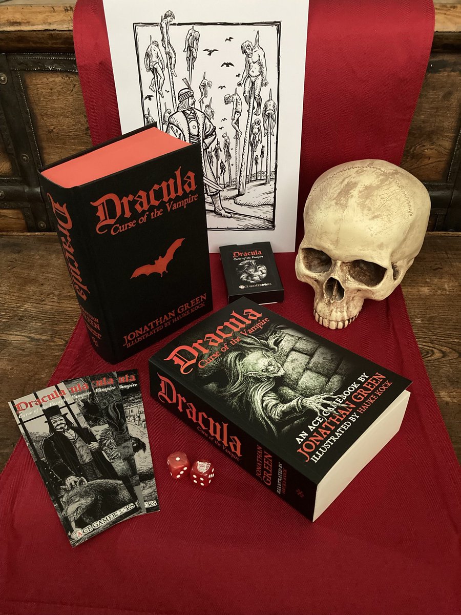 Dracula: Curse of the Vampire… The blood is the life! @Snowbooks #spooky #Halloween #horror #BookRecommendation #acegamebooks #gamebooks #interactive #gamebookfriday #Dracula #vampires #crowdfunding #indiedev #indiegame #indieauthor amazon.co.uk/dp/1913525015/… #Amazon #PleaseRT #rpg