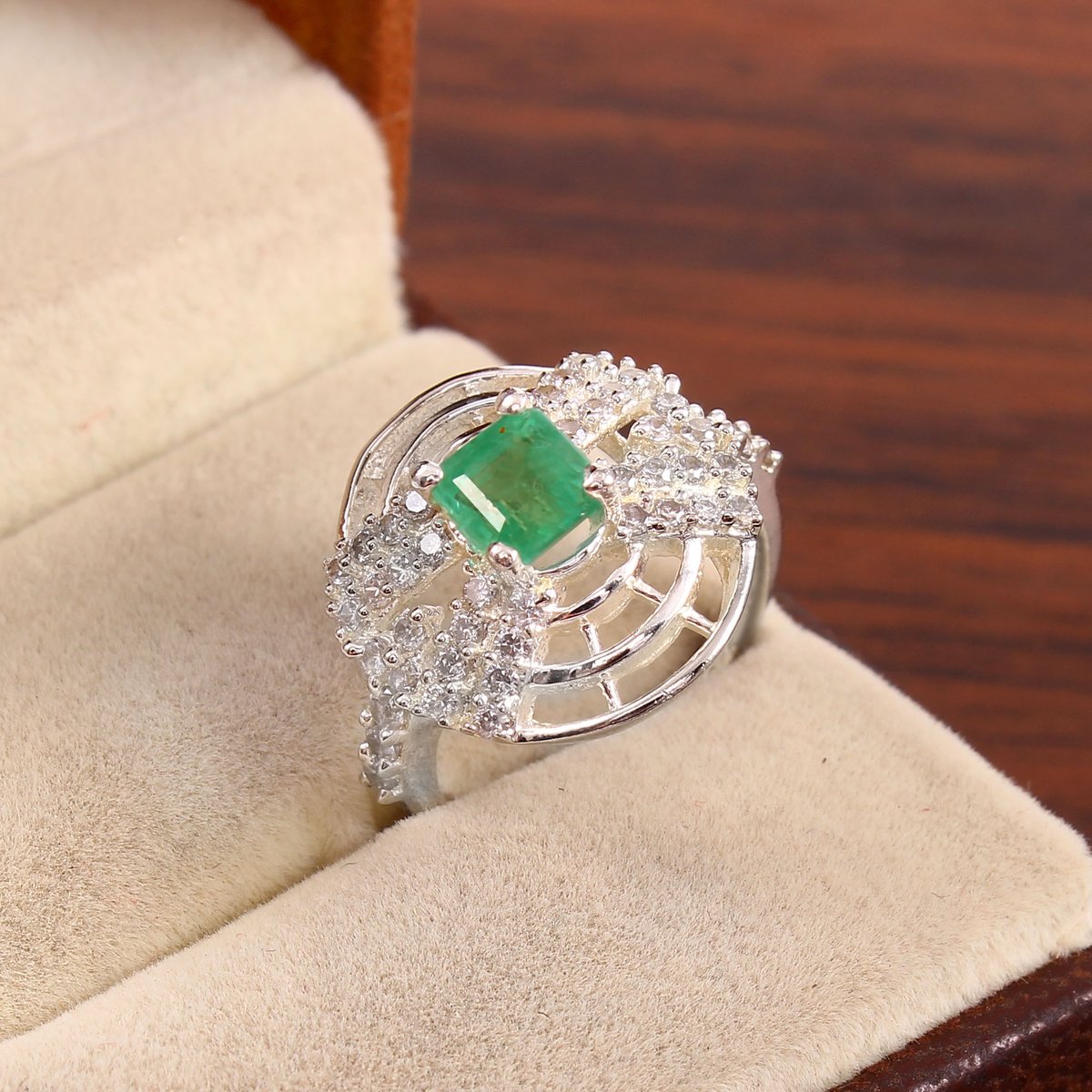 GemsHayat's tweet photo. Emerald Ring Sterling Silver, Square Ring, with CZ Ring, Delicate Emerald Ring, Personalized Gift, Birthday Gift, Designer Ring https://t.co/5DeXYZBVPj via @Etsy https://t.co/HKUMhYuhLw
