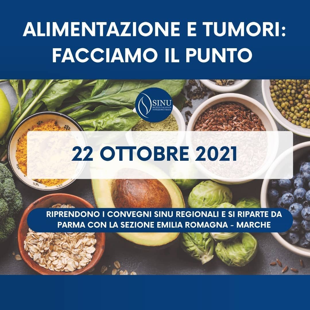 SINU_Italia's tweet photo. 🏁Al via il Convegno della sezione Regionale Emilia Romagna - Marche della Società Italiana di Nutrizione Umana con gli interventi di diversi relatori che chiariranno gli aspetti più importanti della relazione tra alimentazione e tumori! @unipr @3SAN_UNIPR @FoodPhDUnipr https://t.co/VUfrchukPN