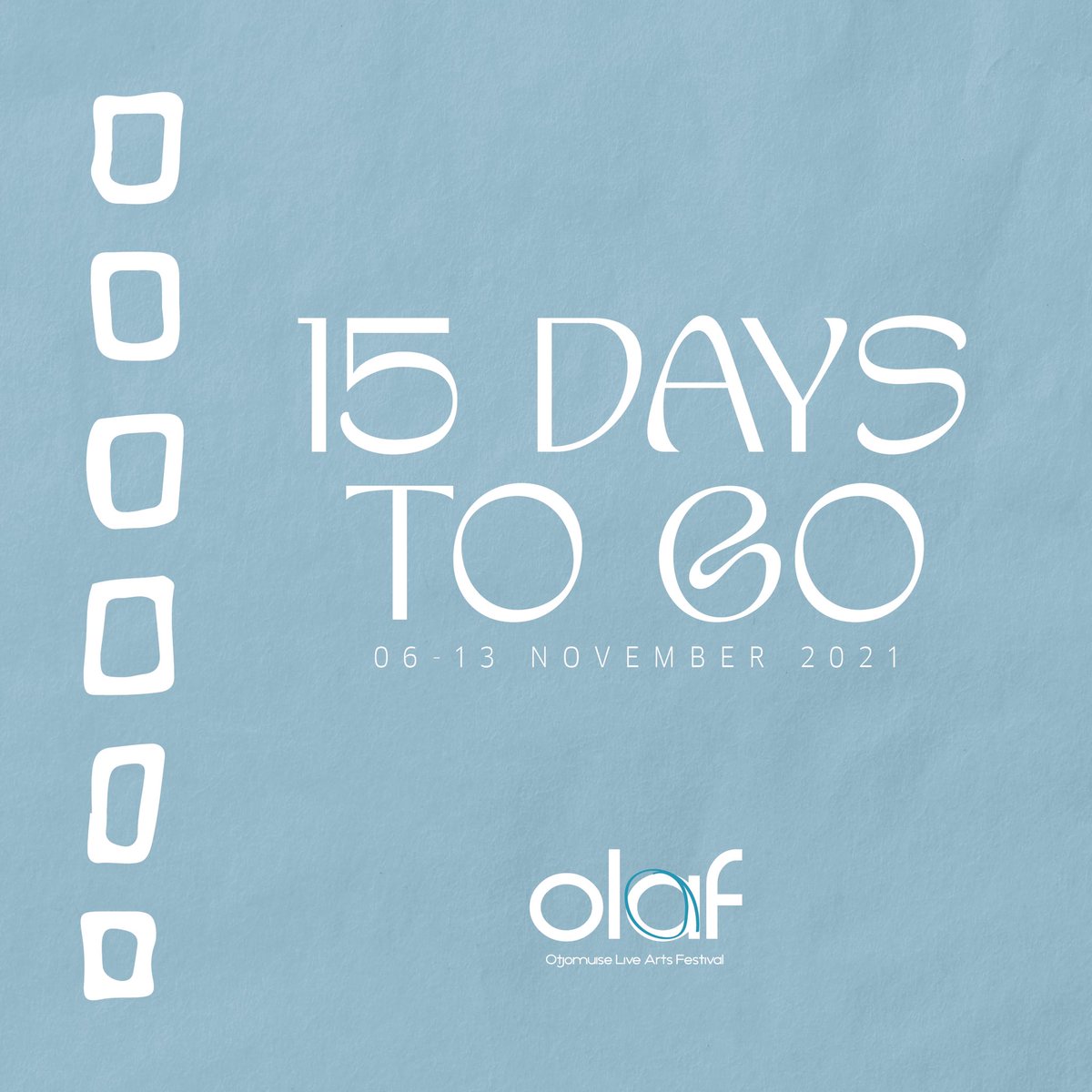 OLAF_Namibia's tweet photo. OLAF - Bridging life &amp; arts in the city! 

Co-produced by @GoetheNamibia and @NTNNamibia 

Only 15 Days to Go! 💃🏽💃🏽 

#olafnamibia #artsinthecity #namibianarts #otjomuiseliveartsfestival #windhoek #nationaltheatreofnamibia #goethenamibia https://t.co/fbNmOfx6sQ