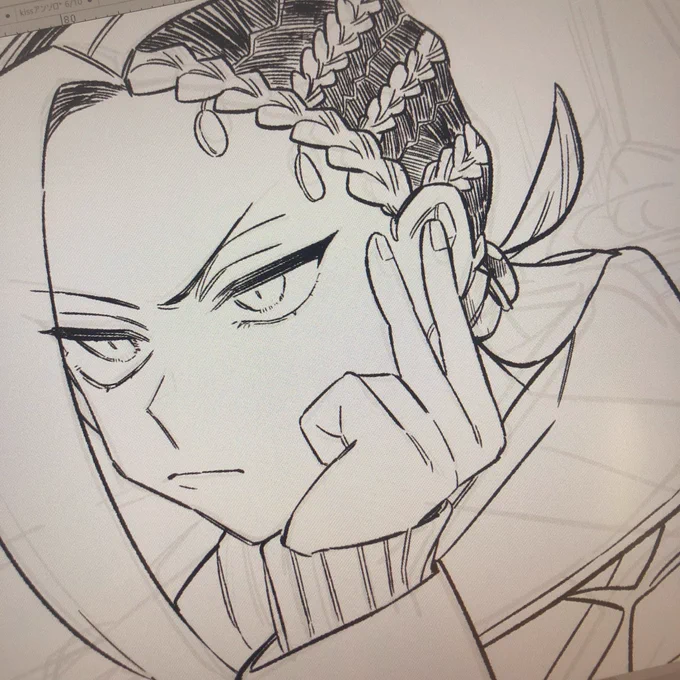 久しぶりに君を描いているがおっひょひょ楽しい 