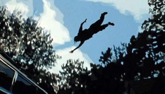 FilmWatchNB's tweet photo. 'Waking Life' was Richard Linklaters animated answer to 'Slacker' A man shuffles through a dream meeting various people and discussing the meanings and purposes of the universe. https://t.co/8urbSqEq3s https://t.co/yXEVrBvMXm
