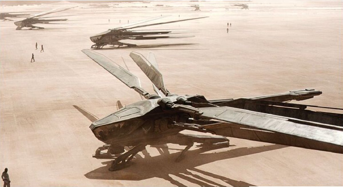 WalkinDude78's tweet photo. You can have your flying cars, bat-planes or whatever. I just want one of these things. #Dune #Thopter https://t.co/8szcDh3VN6