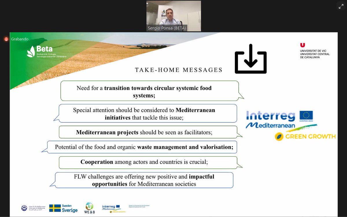 BETA_TechCentre's tweet photo. The first webinar coorganized by the @MED_GreenGrowth and @UfMSecretariat about #sustainable food systems in the #Mediterranean was a great success! 👏🏼👏🏼

Stay tuned for the updates on the 2nd webinar coming up the 4th November on #EcoLabeling 

👉🏼https://t.co/NKf9h6Jsic https://t.co/Hl2NshRy9O