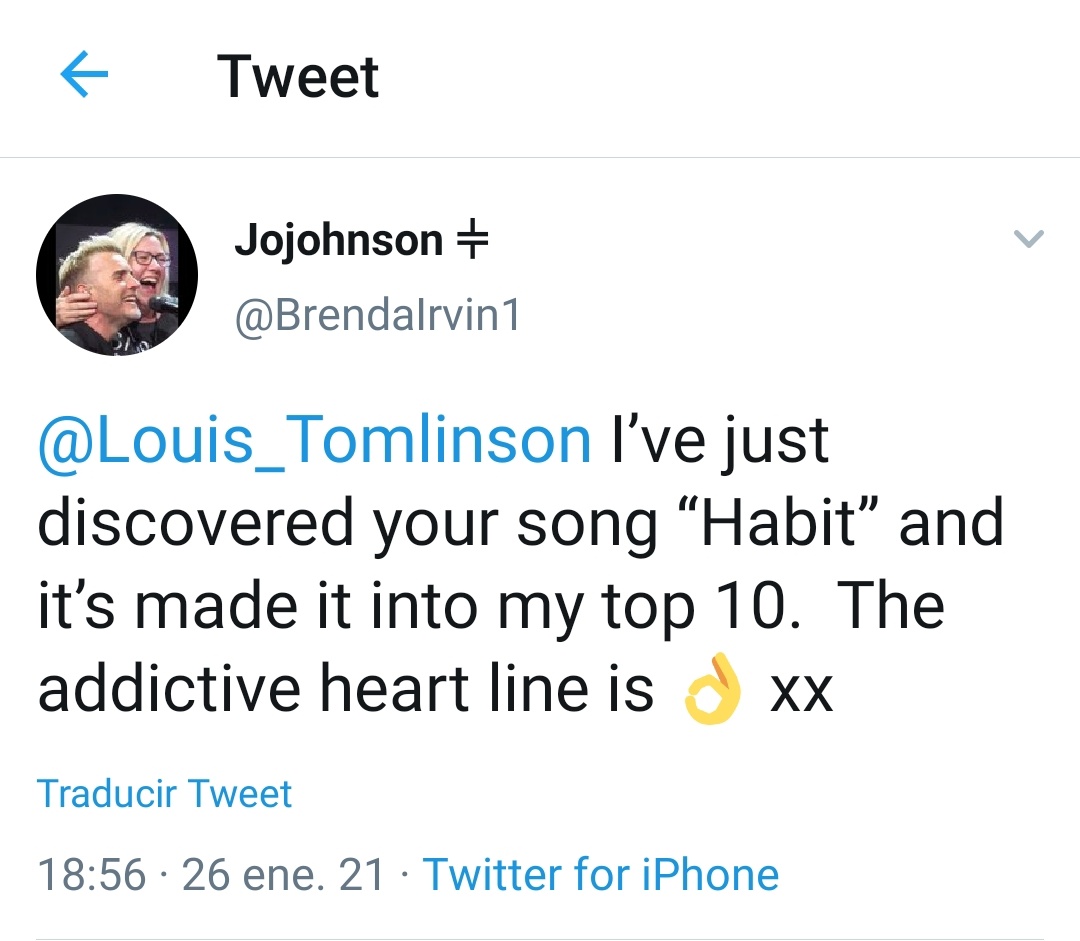 localsreacttoLT's tweet photo. 9️⃣2️⃣nd: Twitter reaction!

WHO ELSE LOVES THE SONG HABIT BY @Louis_Tomlinson? 🙋🏽‍♀️

The entire song has the most beautiful and emotional lyrics 🎵

#LouisTomlinson https://t.co/GYEtaqtbWV