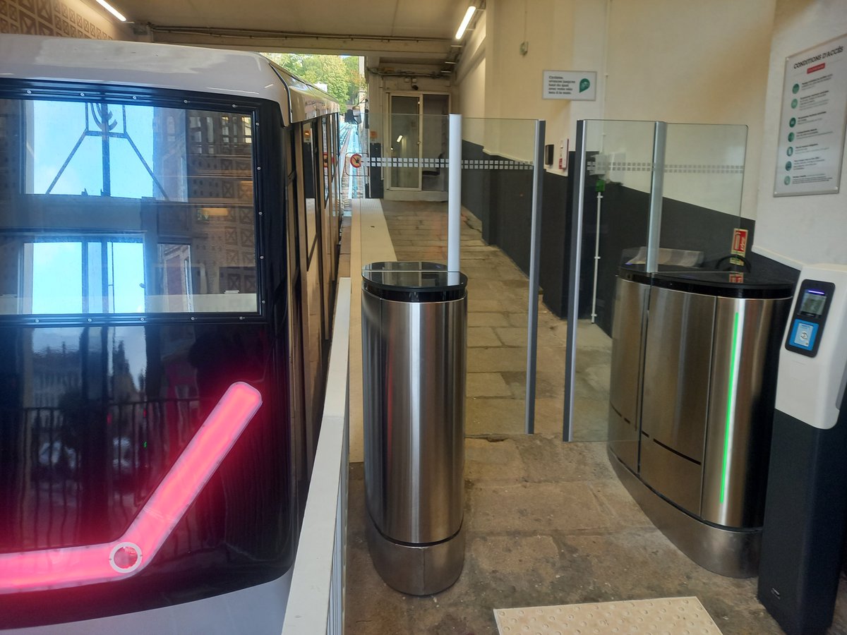 AutomaticSystem's tweet photo. One of the first installations of the new #SmartLane #speedgate securing the new funicular railway in Le Havre. Congratulations to the Automatic Systems France teams for this very special installation.
#accesscontrolsystems #accescontrol #railways  #security #turnstiles https://t.co/00yIjrAbbt