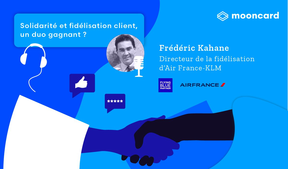 [Podcast]🌜Coffee on the Moon ☕

Solidarité et fidélisation client, duo gagnant ?

Frédéric Kahane, directeur de la fidélisation du groupe Air France-KLM, explique que des actions de solidarité participent à la fidélisation active des clients.

RDV ici: hubs.ly/H0ZR8sz0