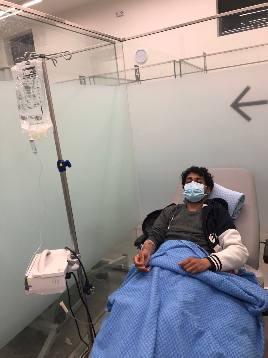 RobOHanrahan's tweet image. Nadim Hussain, who is on his 9th day of a hunger strike, has been admitted to hospital in Cork. 

He was not granted refugee status here, but says he cannot return to India as his life would be in danger. Both his parents were killed in anti-Muslim riots in 2018.