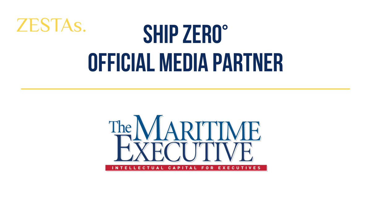 zest_as's tweet photo. We are pleased to have @Mar_Ex as a #ShipZero26 media partner!
The Maritime Executive publishes the world's premier business journal and most widely read digital newsletter serving the #Maritime & #Offshore industries. #ZESTAs #TrueZero #Cop26 #Cop26Glasgow #ZeroEmissions https://t.co/rVMV7yqjTs