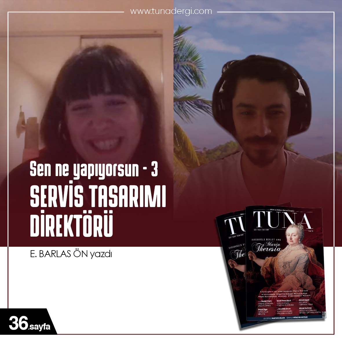 3# SEN NE YAPIYORSUN? SERVİS TASARIMI DİREKTÖRÜ (PODCAST) tunadergi.com/servis-tasarim…