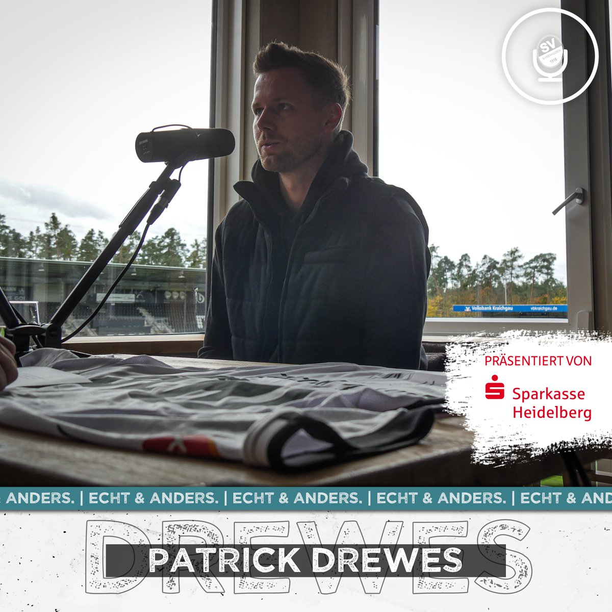 SV_Sandhausen's tweet photo. Hier geht's zur Folge mit Patti 👇
SoundCloud ▶️ https://t.co/g89DqvuDv2
Spotify ▶️ https://t.co/OLKNebeX0v
Apple Podcast ▶️ https://t.co/2i5GqSS4So
#SVS1916 #WirEchtAnders #echtundanders https://t.co/t3Vc8aq5t0