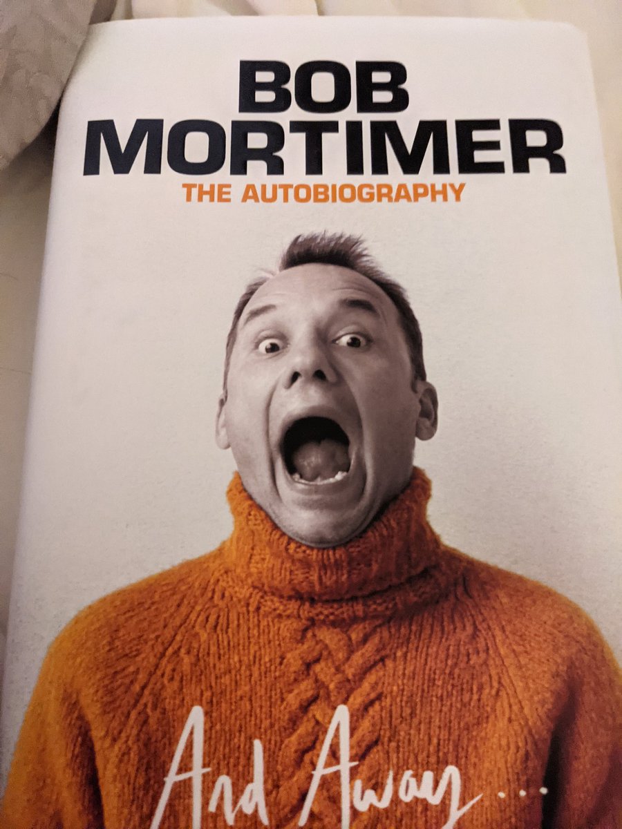 Three chapters in and <a href="/RealBobMortimer/">bob mortimer</a> has already made me cry three times and mentioned making a "tarzy", I bloody love him <a href="/Lilliemaenot/">Lillie-Mae</a> <a href="/JamesWickham/">James Wickham</a>