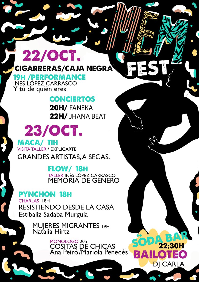 quefas_es's tweet photo. Hoy, menú delicatesen, y otoñal, en Alicante con  el MEM y  el @ClimaFest en @LasCigarrerasCC, la previa de la @mostraAalacant, YO ARTISTA en el @MACAAlicante , conciertos, teatro, el @Circarte, expos, cine, ferias...

¿Sabes ya lo que te apetece?

https://t.co/INtxNcoPVs https://t.co/iVvSLvrnDq