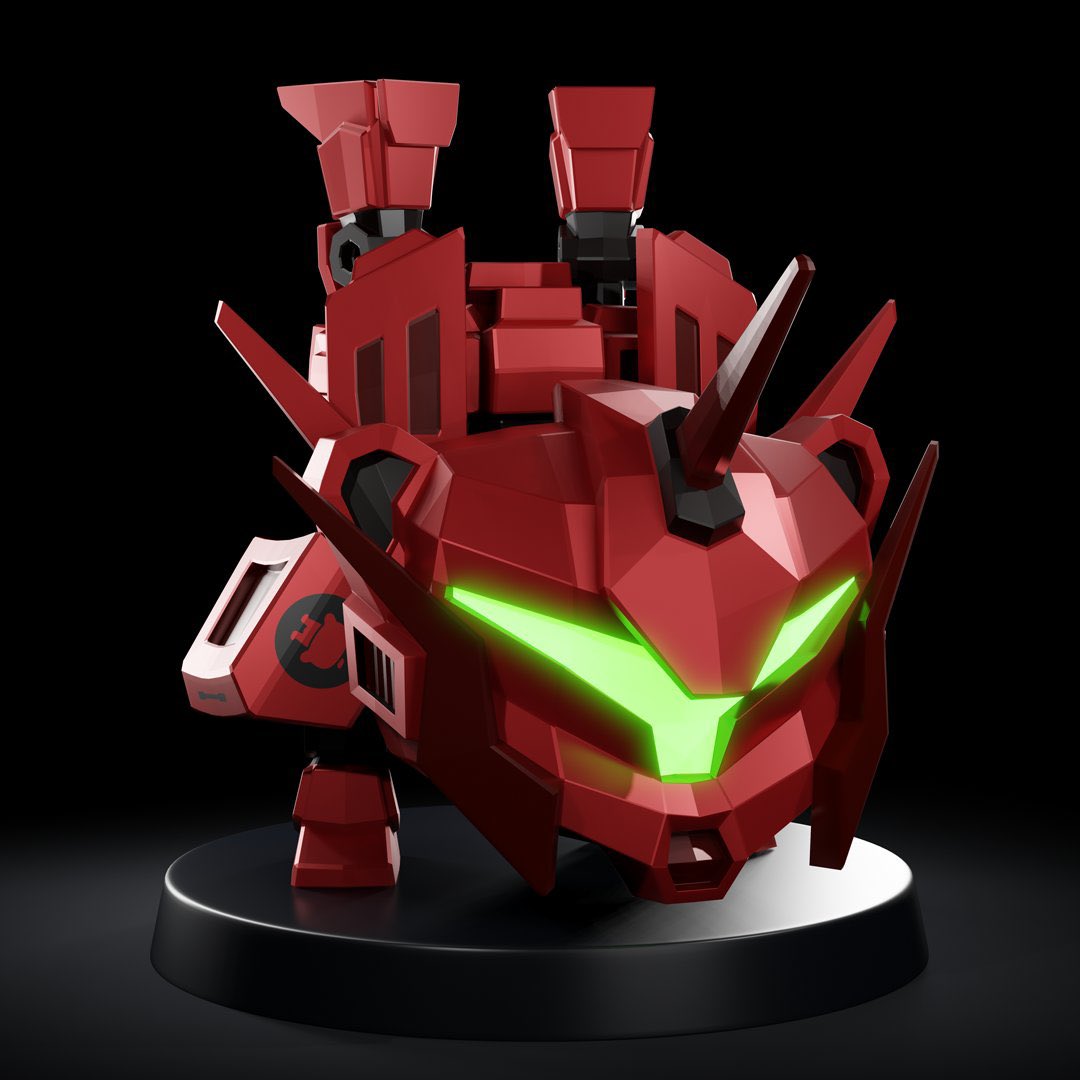 edamaeda's tweet photo. 初期から応援してるinverse bearが3Dになって再登場。2Dの時は7体回してA１つとしょっぱい結果でしたが今回はなんと2回目にレジェンダリー引きました！完全に弐号機！笑笑　なんとか売り切れて市場が盛り上がりますように！3Dプリンタ対応！
#InverseBears #SolanaNFT #NFT https://t.co/h1vFcAyL8A