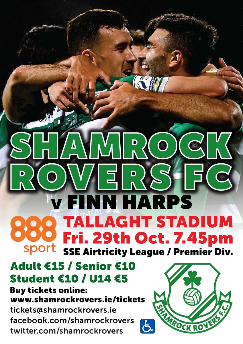 hoopermansrfc's tweet photo. Tickets for my comeback event next Friday are on general sale now π
https://t.co/OOd19UGjt9
You also get to see the game v Finn Harps #TwoForOneSpecial β https://t.co/TZtBlJjOA4