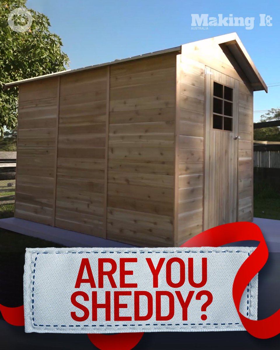 MakingItAU's tweet photo. Time for a shed load of fun! #MakingItAU https://t.co/VzeBO6595z