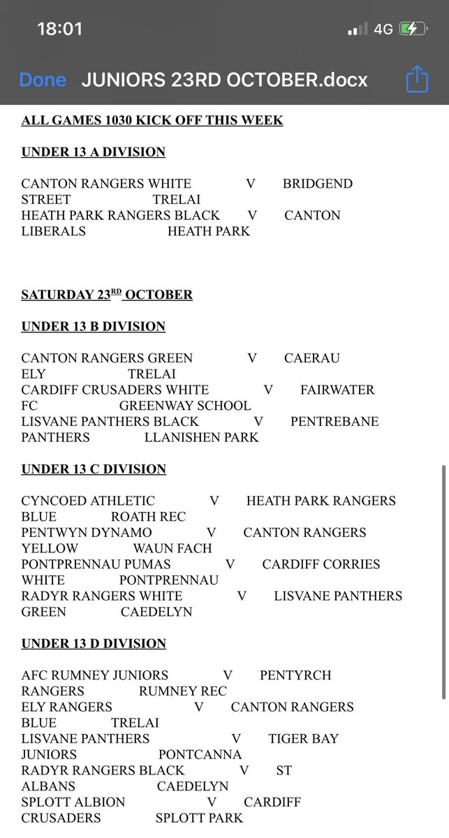 MaindyCorriesfc's tweet photo. Tomorrows junior fixtures, most of our sides having a week off but good luck to our u15’s🔴⚪️⚽️ https://t.co/f6r8obL1wB