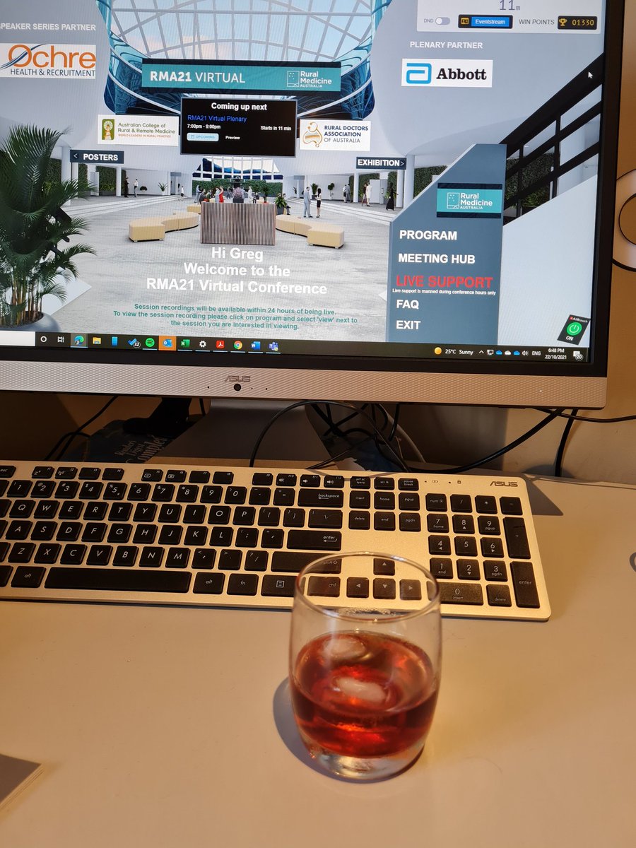 melliodora's tweet photo. Negroni poured. Ready for tonight's session of #RMA21 #ACRRM #RDAA https://t.co/zR2MXqQB8z