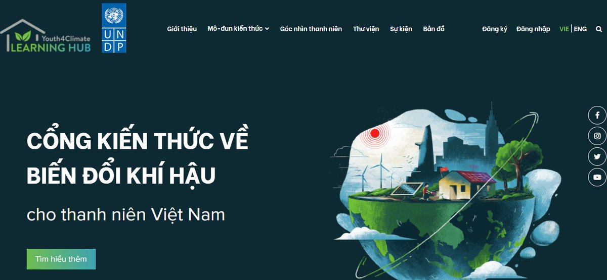 UNDPVietNam's tweet photo. #Youth4Climate LEARNING HUB is live!
New space curated by &amp; for youth. Learn climate sciences, connect w/🇻🇳 young climate enthusiasts, read &amp; share #youth inspiring stories, innovate 4 #COP26
Be empowered to #DriveAmbitions
Join #RaceToZero
Sign up👇https://t.co/6B4E6k4OTR https://t.co/PQui8ijsyO