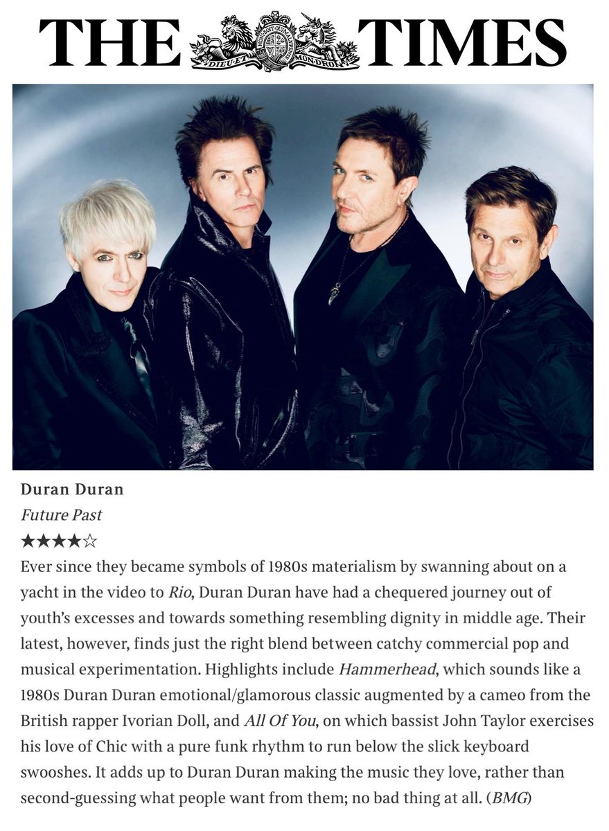 4 out of 5 Stars in the <a href="/thetimes/">The Times and The Sunday Times</a> #FUTUREPAST
