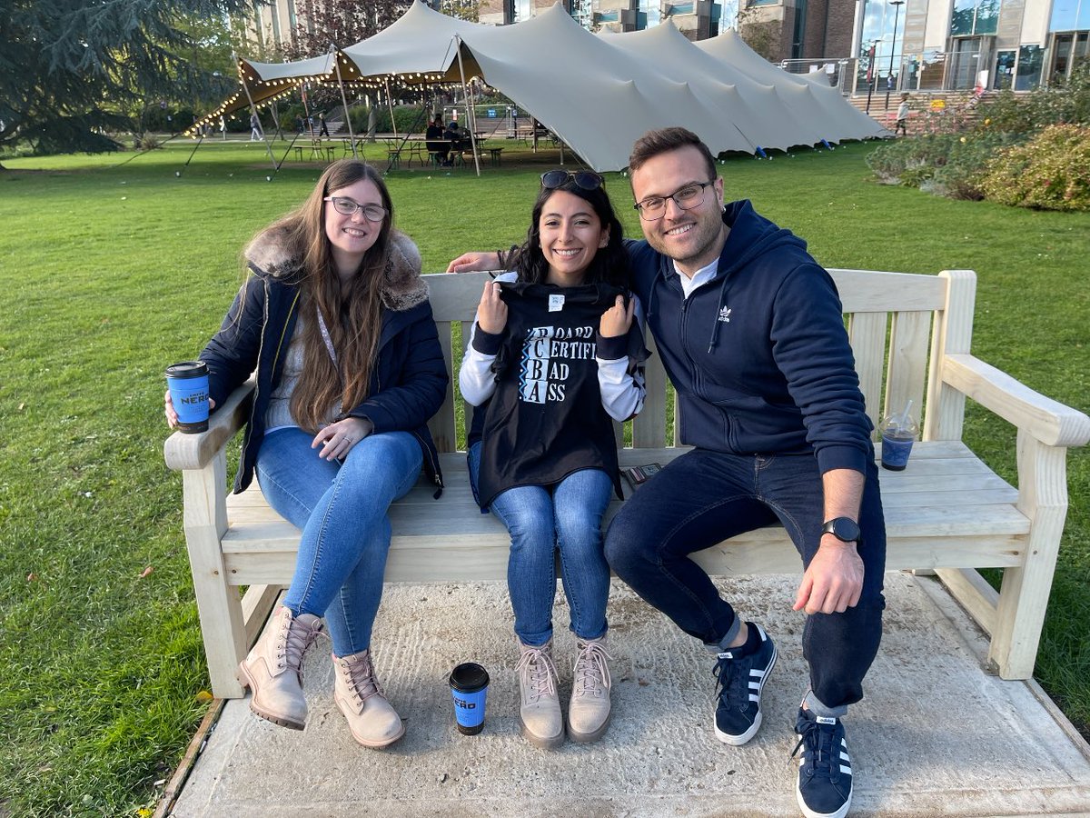 ThanosGR's tweet photo. Proud to see my esteemed colleague and supervised @Tizard_ABAPBS Suzy Mejía-Buenaño become a #BCBA. Her research is on using behavioural principles for #feedingdifficulties. Dr Tomlinson joined us for a brief celebration! https://t.co/ajvtf387c9