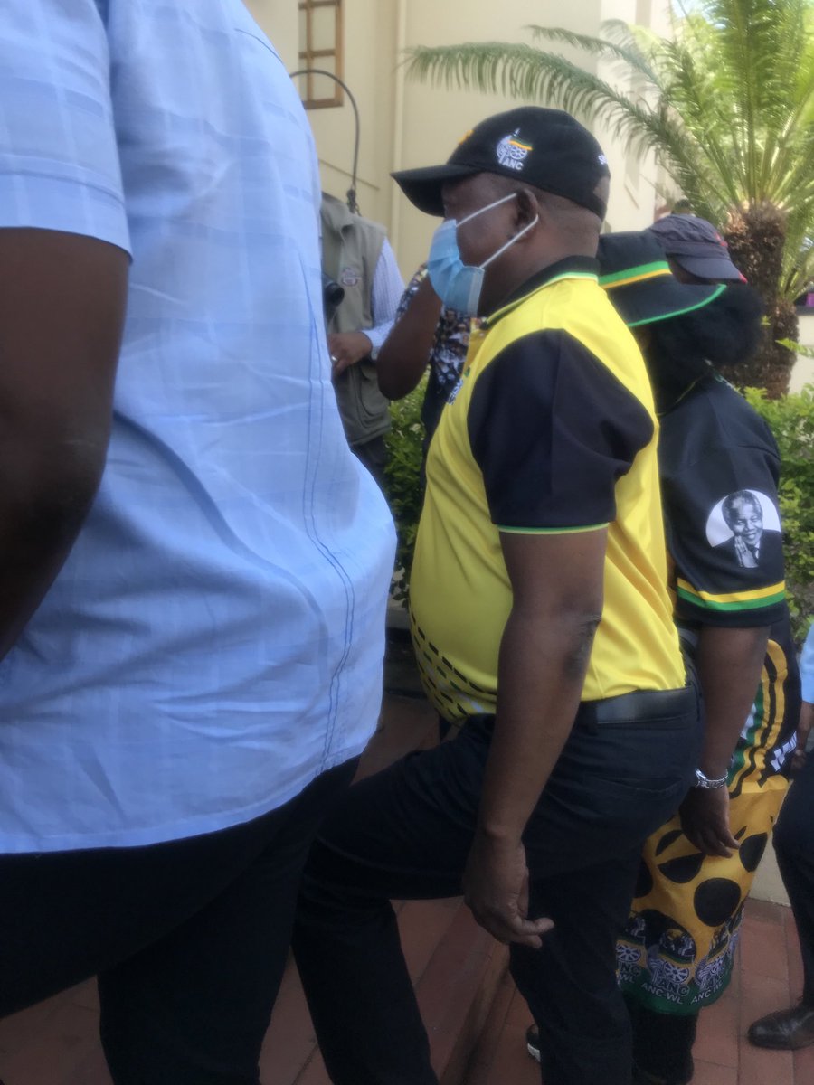 ANC Deputy President Comrade DD Mabuza on a Door-Door Election Campaign in Barberton Mpumalanga today.