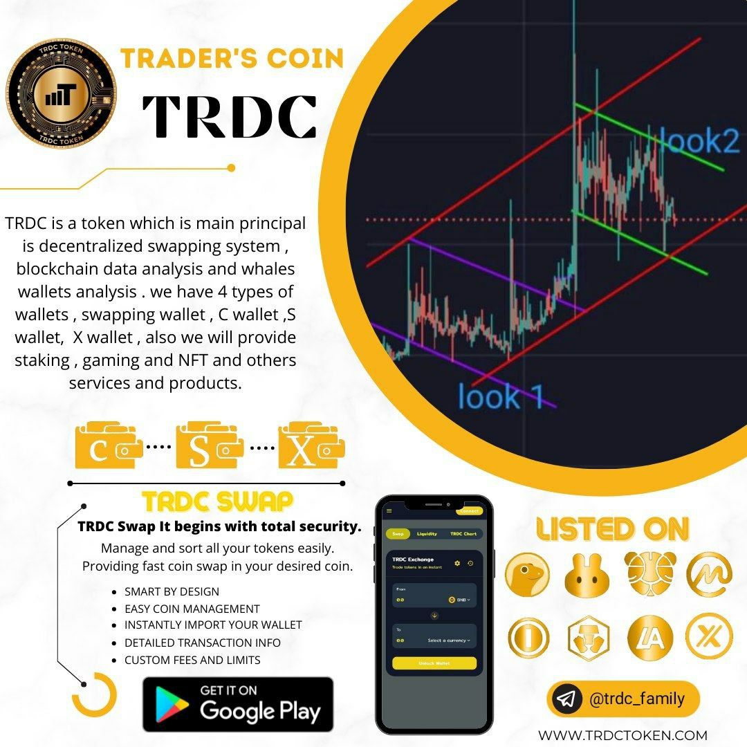 TradersCoinTRDC's tweet photo. 🔴 Traders coin ( Trdc ) 🔴

We are listed at :
PancakeSwap ✔️
Cointiger ✔️
Coinsbit ✔️
Latoken✔️
Xt ✔️

Price 1trdc = 0.0225

More details at coinmarketcap &amp; Coingecko.

TG: 

https://t.co/bfVuwS2IBZ

Website: 

https://t.co/4Z4BObm6Iw https://t.co/DqRXVLOznf