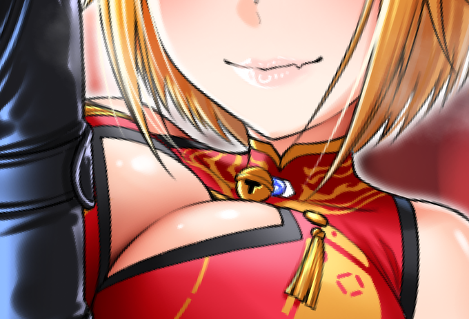 お気に入り箇所( ˘ω˘)
唇と暗いとこ表現 