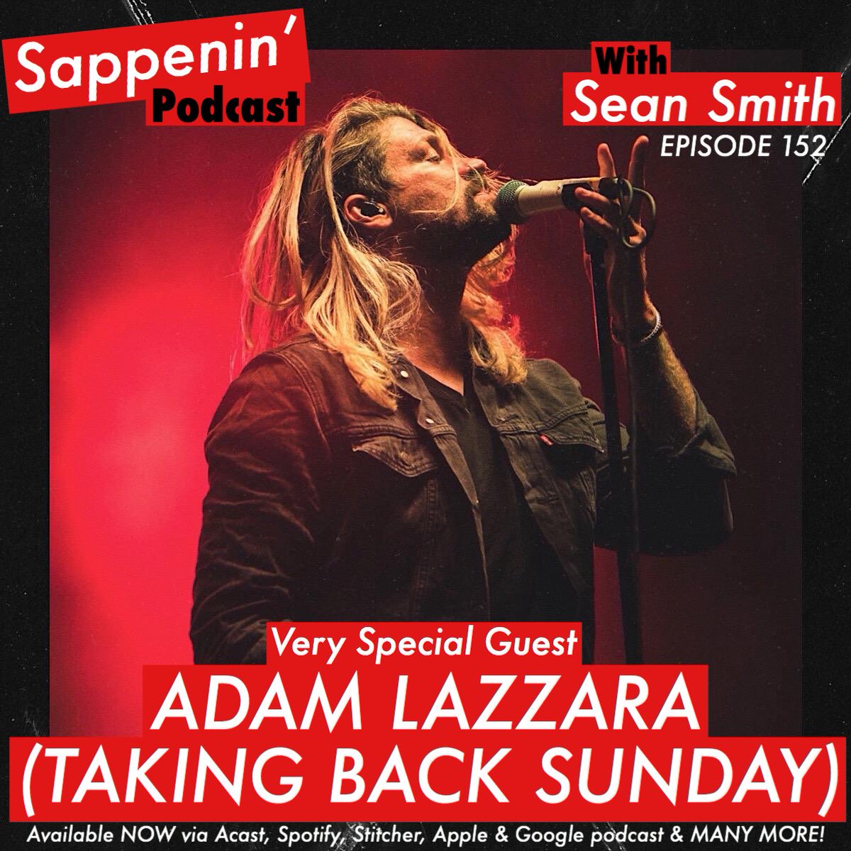 SappeninPod's tweet photo. Episode 152 w/ @AdamDamnLazzara 🖤
The @TBSOfficial mic swinger opens on the bands connection to the 152 number, early music adventures, @Weezer covers, blonde fun, #FuckinWhatever & more! 🐯
Available NOW on all platforms! 🎧
Listen: https://t.co/5ikSuJfnNE 👈🏻 https://t.co/5H6lDmO9jE