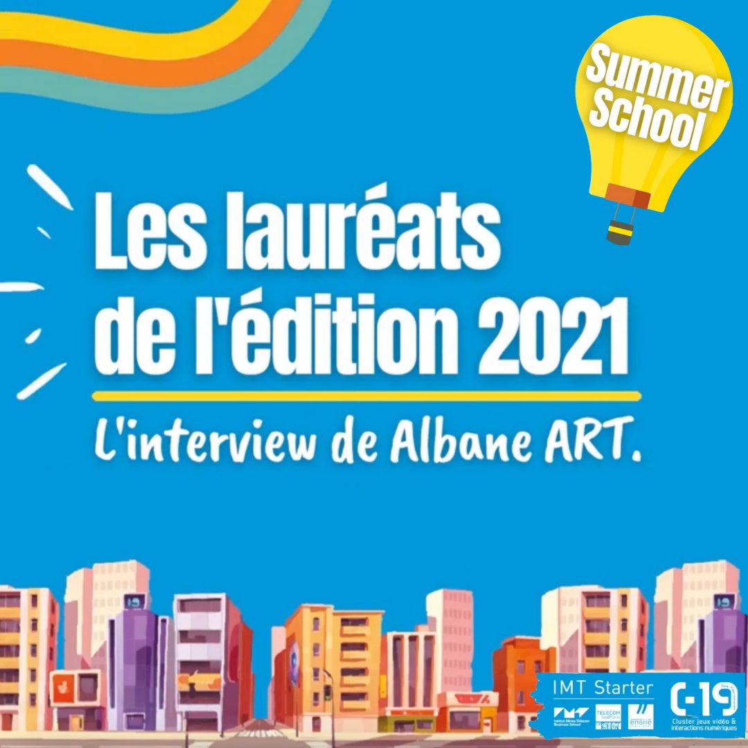 ⚡ #SUMMERSCHOOL⚡
✅ Découvrez les réactions de Albane, Hugo, #étudiants @imt_bs et Tsimafei, #étudiant <a href="/TelecomSudParis/">Télécom SudParis</a>, lauréats 2021 pour leur projet <a href="/albane_art/">albane_art_custom</a>. 🚀
✅ Leur projet ❓Boutique d'#art #sociale et #solidaire prônant le #recyclage.
➡ vu.fr/W2cL