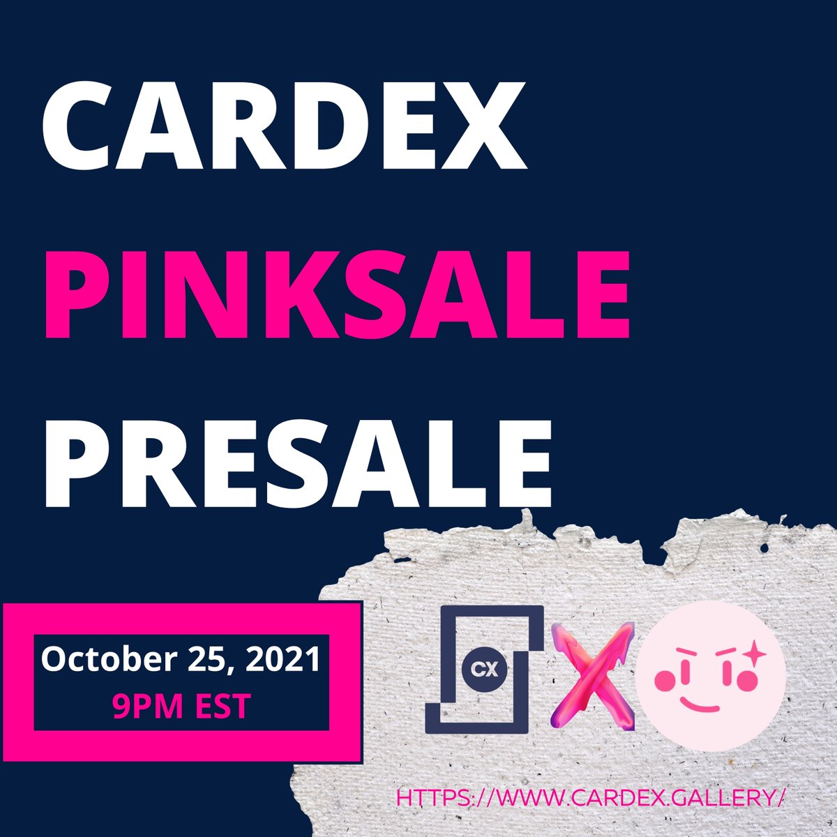 CardExToken's tweet photo. ♠️ CARDEX TOKEN ♠️ $CX ♠️ PRESALE ♠️ 10.25.21 ♠️ 9PM EST ♠️

💗 AWESOME GROWING COMMUNITY
💗 LIQUIDITY TOKENS - 1.5 MILLION
💗 PINKSALE LINK BELOW

https://t.co/vmywPNDsyW 💗

Join us on Telegram! 👉🏼  https://t.co/QF4XvzJCBQ https://t.co/KLX4Zaq070