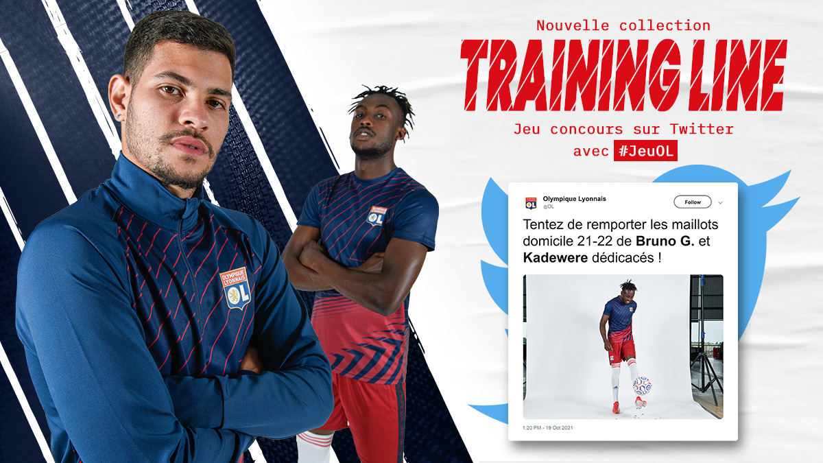 Il ne te reste plus que quelques jours pour participer au jeu concours pour tenter de gagner les maillots domiciles dédicacés de <a href="/brunoog97/">Bruno Guimarães</a> et de <a href="/Tino_Kadewere_/">Tino Kadewere Official</a> !

Pour participer : RT + commente #JeuOL sous ce post.

TAS le 27/10 🔴🔵