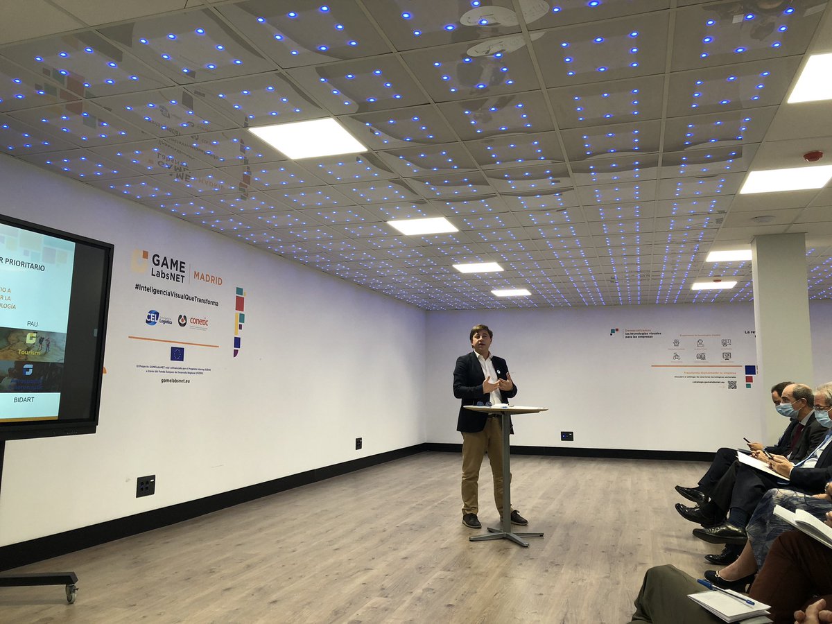 conetic's tweet photo. D. Ramón García, Director de Innovación y Proyectos del @CELlogistica: “a través de #GAMELabsNet queremos unir a los problemas con las soluciones del mercado” @gamelabsnet https://t.co/rv8VvWwCZQ