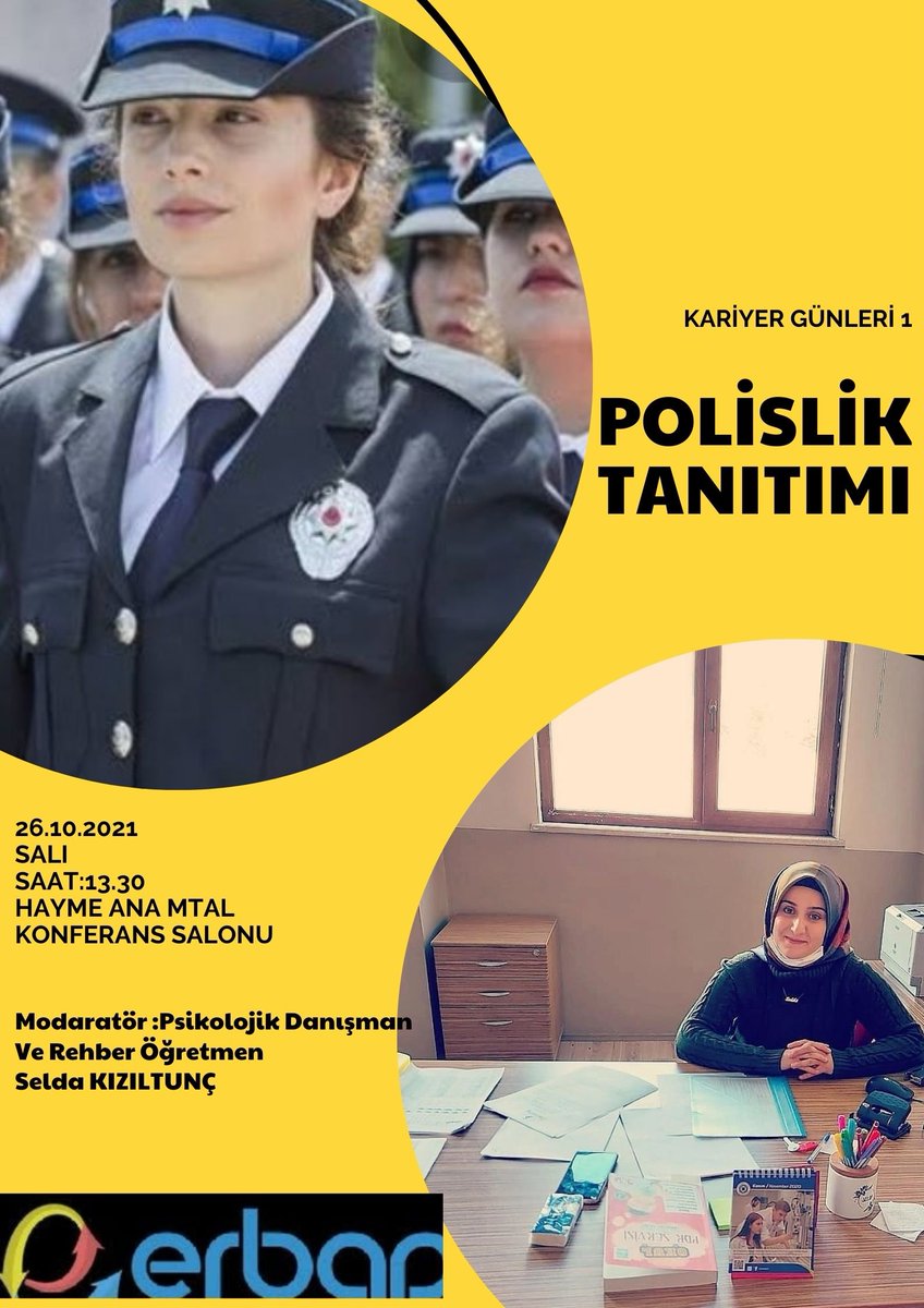 Erbap faaliyetlerimize kariyer günlerimiz ile devam ediyoruz.<a href="/PasinlerMEM/">PASİNLER İLÇE MİLLİ EĞİTİM MÜDÜRLÜĞÜ</a> <a href="/skaygusuz/">Salih Kaygusuz</a> <a href="/recaiakil/">recai akçil</a> <a href="/UgurBNGL/">UĞUR BİNGÖL</a> <a href="/HilallDemir25/">Hilal Demir</a> <a href="/karsl_serif/">Şerif Karslı</a> @AzbayBilal