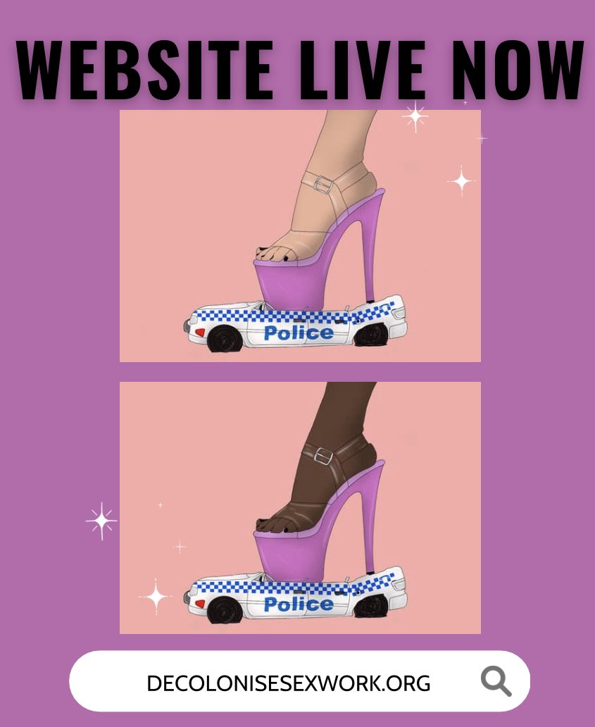 DSW X TALLULAHSRASH FUNDRAISER COLLAB LIVE NOW! 

decolonisesexwork.org