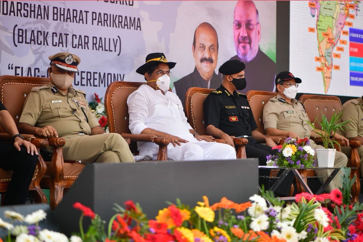 RAshokaBJP's tweet photo. #R_Ashoka|#Revenue_Minister|#Sudarshan_Bharat_Parikrama |#NSG|#National_Security_Guard|#Black_cat_car_Rally|#Azadi_Amrit_Mahotsav|#GovtofIndia |#AmithShah|#Rajnath_Singh |#M_A_Ganesh|#Karnataka_police |#PraveenSood|#Bengaluru_Police_Commissioner|#Kamal_Pant |#NSG_Commandos (2/2) https://t.co/1gYse81FJK