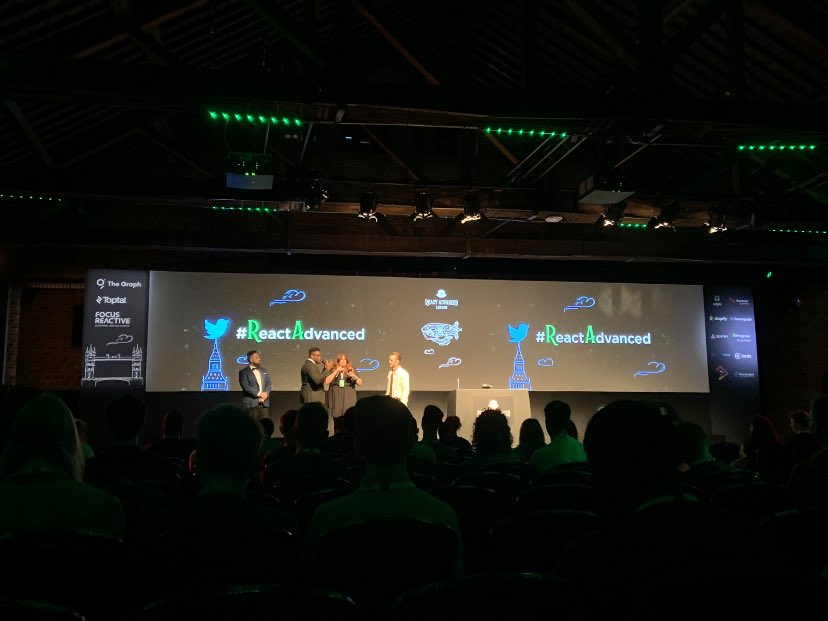 bengowers's tweet photo. At the @ReactAdvanced con repping @theodo! #ReactAdvanced https://t.co/qy8XpvBnbg