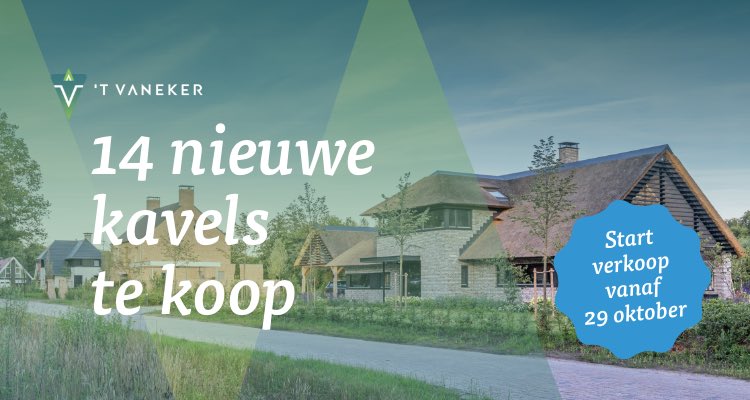 Meer weten over de nieuwe kavels? Vanaf 19.00u kun je je via het reserveringssysteem op onze website inschrijven voor het informatiemoment op 30 oktober: vaneker.nl/informatiemome…
Het aantal plekken is beperkt, dus wacht niet te lang met aanmelden!