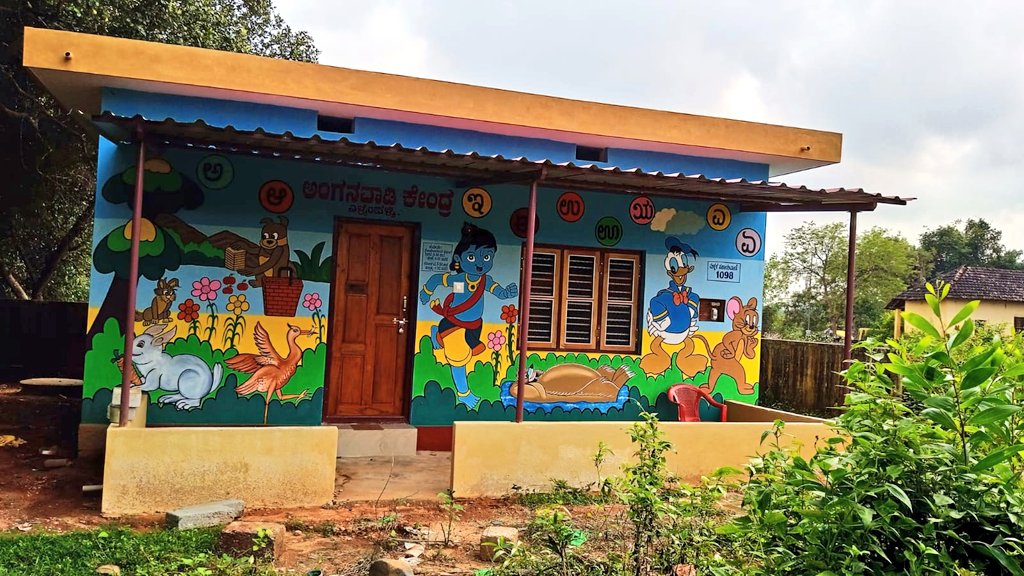 ಅಂದದ #ಅಂಗನವಾಡಿ ಗೆ #ನರೇಗಾ ನೆರವು

#ನರೇಗಾ ಹಾಗೂ ಮಹಿಳಾ ಮತ್ತು ಮಕ್ಕಳ ಕಲ್ಯಾಣ ಇಲಾಖೆಯಡಿ #ಆರೂರು ಮತ್ತು #ನೀಲಾವರ ಗ್ರಾಮ ಪಂಚಾಯಿತಿಗಳಲ್ಲಿ ನಿರ್ಮಿಸಲಾದ ಸುಸಜ್ಜಿತ #ಅಂಗನವಾಡಿ ಕಟ್ಟಡಗಳು.

ಸ್ಥಳ: ಬ್ರಹ್ಮಾವರ ತಾಲೂಕು,ಉಡುಪಿ ಜಿಲ್ಲೆ.

#WCD #Anganwadi #Schooling #Rural #education
<a href="/lkatheeq/">ಎಲ್ ಕೆ ಅತೀಕ್ L K Atheeq</a> <a href="/readingkafka/">Uma Mahadevan Dasgupta</a> <a href="/shilpa_nag/">Shilpa Nag</a>