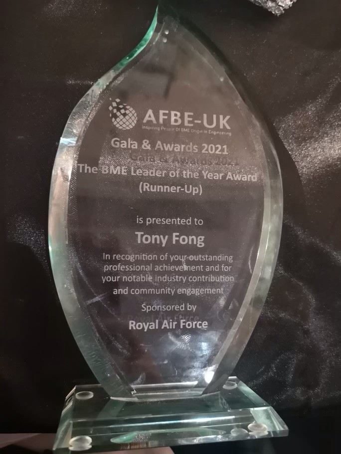 ORECatapult's tweet photo. 🎉 Congratulations to our Engineering Manager Tony Fong who was awarded runner up for the Ethnic Minority Leader at last night's @AFBE_UK awards! The Catapult team are very proud of your achievement. 

#AFBEScot10 #ProudToBeAFBE @AFBEUKScotland https://t.co/PiPcSpQrPD