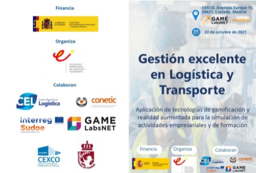 ClusterGaia's tweet photo. .@conetic celebra hoy en el laboratorio #GameLabsNet Madrid una jornada demostradora de tecnologías inmersivas para el sector de #logística y #transporte, en la que participan nuestros socios: @wetak_learning, @Gestionet y @virtualware, mostrando sus soluciones de simulación. https://t.co/8EBWbByhxY