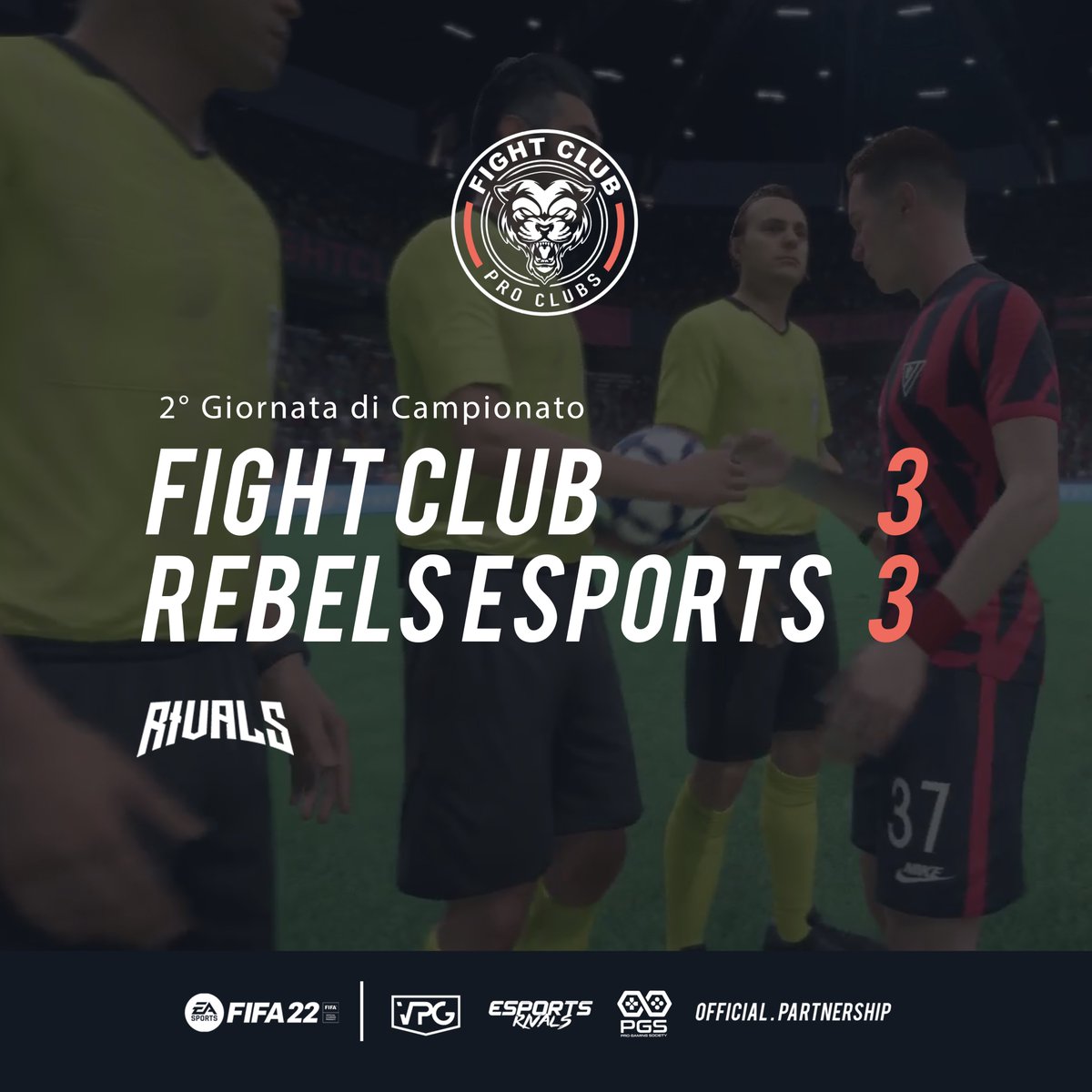 2° Appuntamento in @EsportsRivals1 
Ve l'ho detto che sarebbe stato un bel match! Complimenti alla squadra avversaria! <a href="/rebels_esports_/">Rebels eSports</a>
