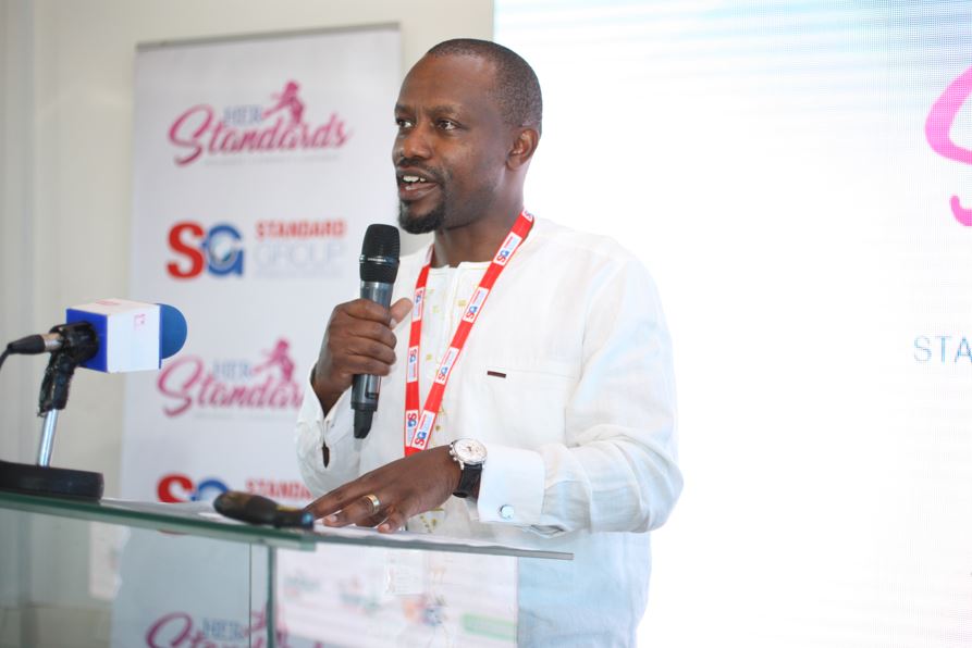 Orlando Lyomu: The @SGWomenNetwork is a welfare of women working in the organisation, which is striving to achieve gender equality #SGWNAtThree