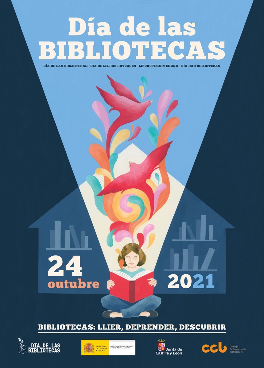 faceira_'s tweet photo. Veleiquí'l cartel elaboráu #enllionés por @culturagob cara al Día de las Bibliotecas 😊 Nesti enganche disponéis d'él n'alta resolución: https://t.co/RrtZ6Cy2Uv https://t.co/NZ6WVZv56O