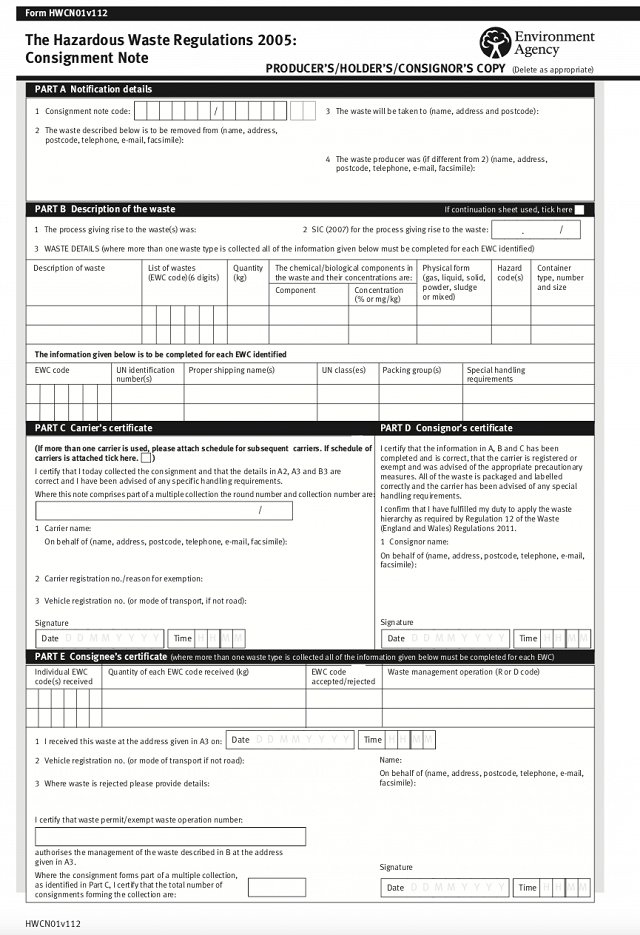 e4environmental's tweet photo. What is a Hazardous Waste Consignment Note and why do I need one for asbestos removal?

A consignment note is proof that a registered &amp; licensed waste carrier has removed the #asbestos waste and correctly disposed of it at a landfill site.

Find out more https://t.co/P9nCy6vwLu https://t.co/FvF8qih884